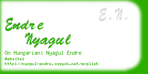 endre nyagul business card